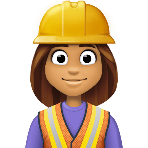 Operária Da Construção: Tom de Pele Médio