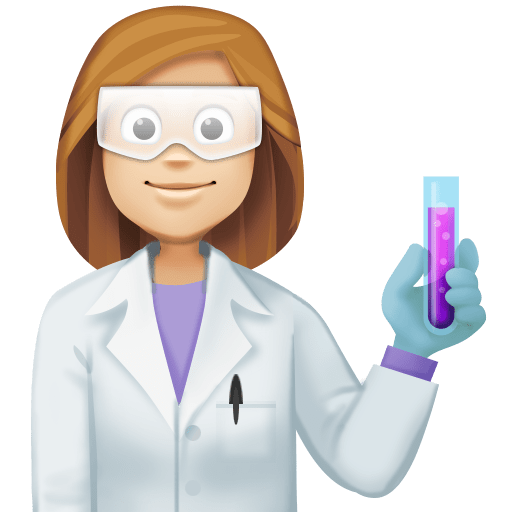 Cientista Mulher: Tom de Pele Médio-Claro