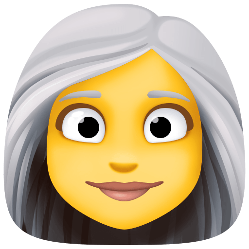 Mulher: Cabelo Branco