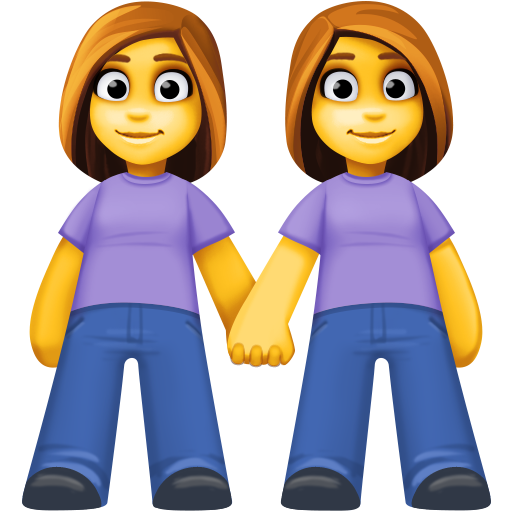 Duas Mulheres De Mãos Dadas