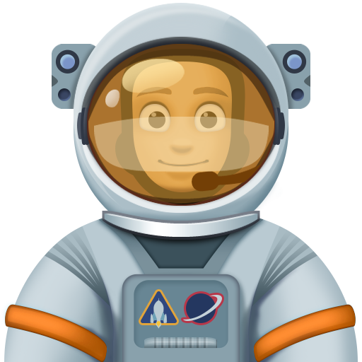 Космонавт: середній тон шкіри для Facebook 15.0