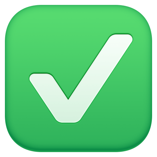 Біла галочка для Facebook 15.0