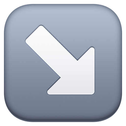 Стрелка вправо-вниз для Facebook 15.0