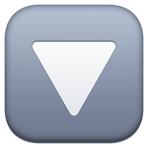 Трикутник вістрям вниз для Facebook 15.0