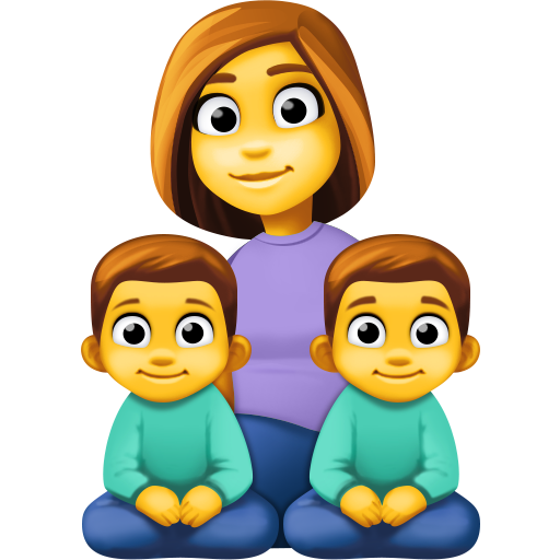 Сім'я: жінка, хлопчик, хлопчик для Facebook 15.0