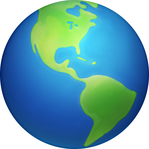 Америка на земном шаре для Facebook 15.0