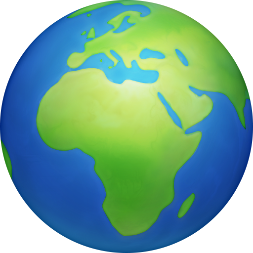 Європа і Африка на земній кулі для Facebook 15.0