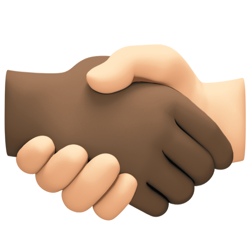 Рукостискання: дуже темний тон шкіри дуже світлий тон шкіри для Facebook 15.0