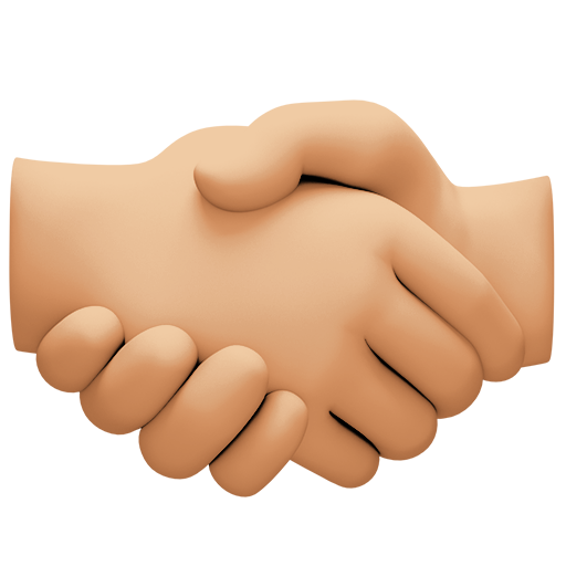 Рукостискання: світлий тон шкіри для Facebook 15.0