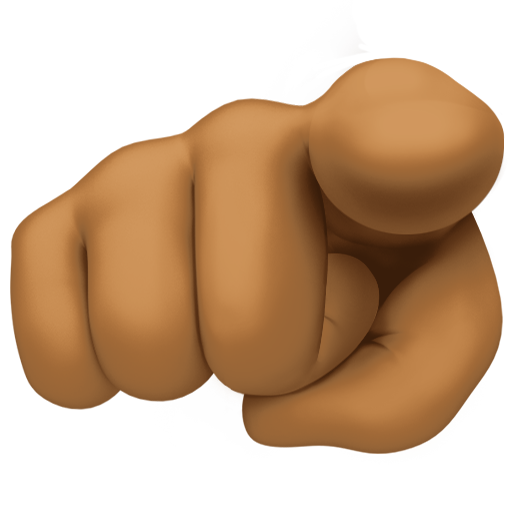 Указательный палец на себя: темный тон кожи для Facebook 15.0