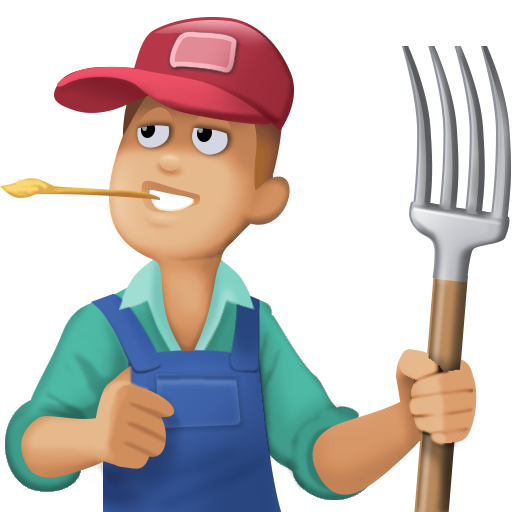 Чоловік-фермер: світлий тон шкіри для Facebook 15.0