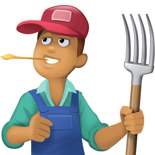 Чоловік-фермер: середній тон шкіри для Facebook 15.0