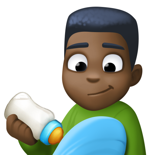 Годуючий чоловік: дуже темний тон шкіри для Facebook 15.0