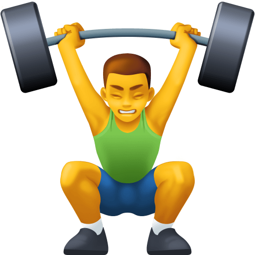 Мужчина со штангой для Facebook 15.0