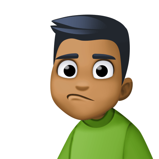 Ображений чоловік: темний тон шкіри для Facebook 15.0