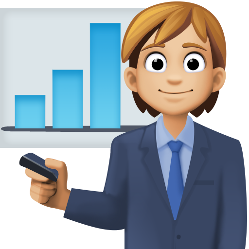 Офісний працівник: світлий тон шкіри для Facebook 15.0