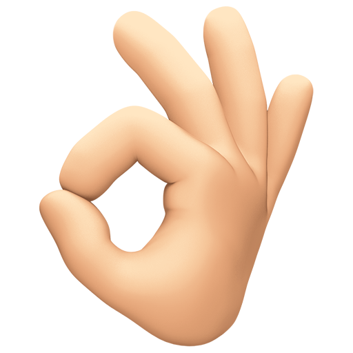 Жест «все хорошо»: очень светлый тон кожи для Facebook 15.0