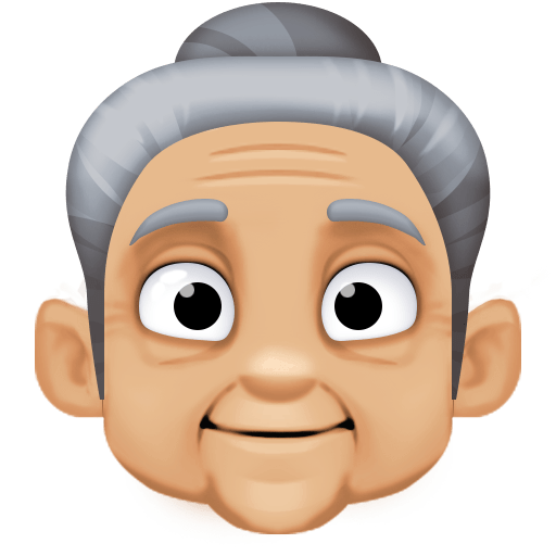 Літня жінка: світлий тон шкіри для Facebook 15.0