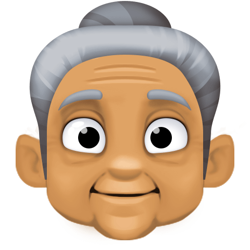 Літня жінка: середній тон шкіри для Facebook 15.0