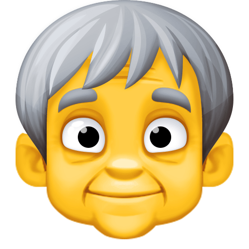 Пожилой человек для Facebook 15.0