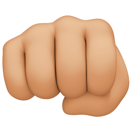 Кулак: світлий тон шкіри для Facebook 15.0