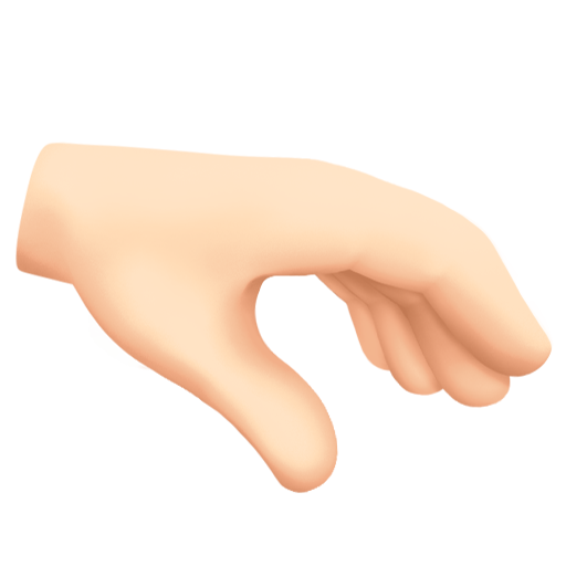 Рука долонею вниз: дуже світлий тон шкіри для Facebook 15.0