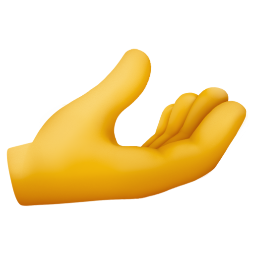 Рука долонею вгору для Facebook 15.0