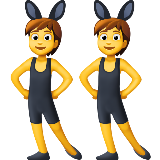 Люди з вухами кролика для Facebook 15.0