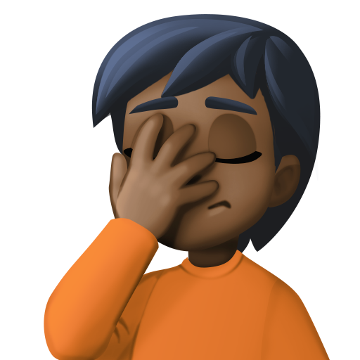 Человек потерял дар речи: очень темный тон кожи для Facebook 15.0