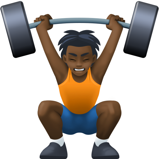 Важкоатлет: дуже темний тон шкіри для Facebook 15.0