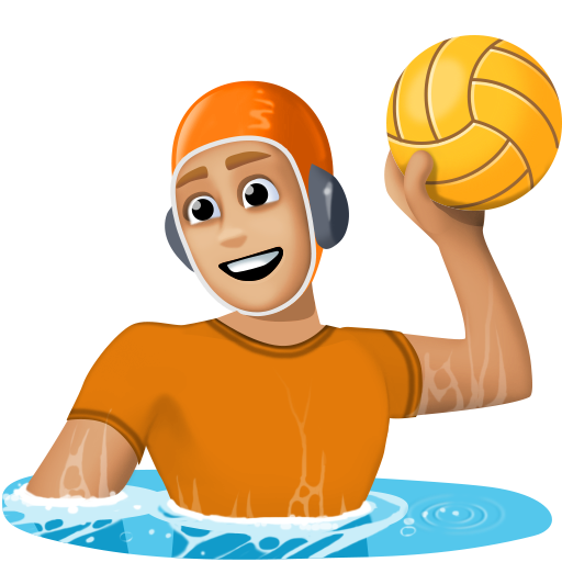 Водне поло: світлий тон шкіри для Facebook 15.0