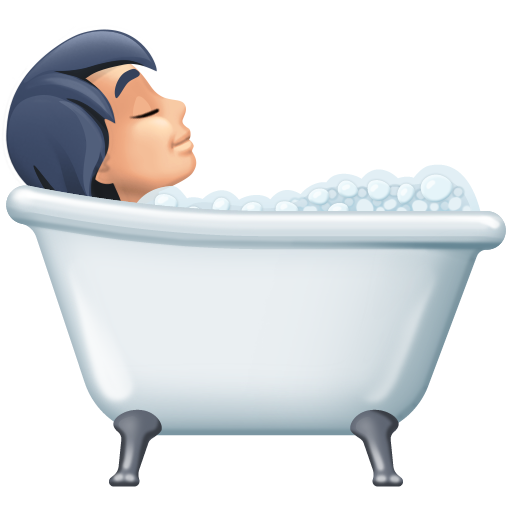 Людина у ванні: дуже світлий тон шкіри для Facebook 15.0