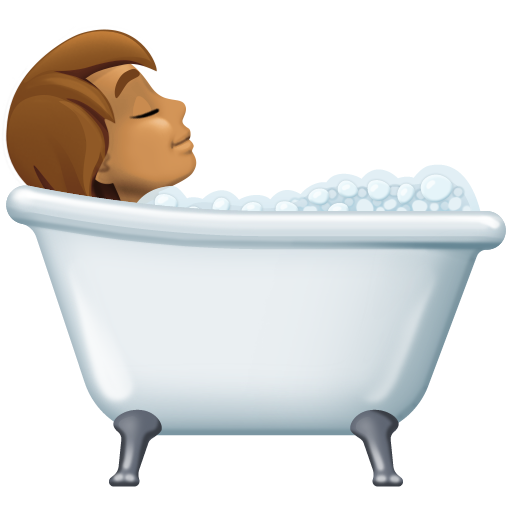 Людина у ванні: середній тон шкіри для Facebook 15.0
