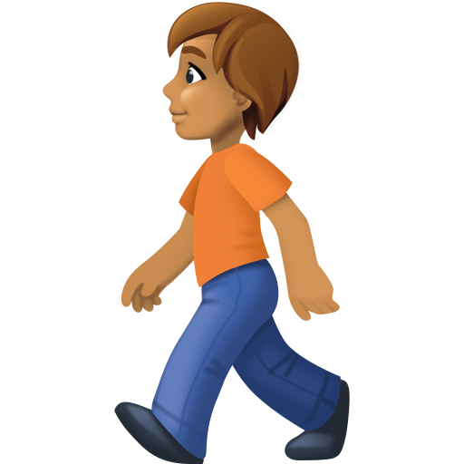 Человек идет: средний тон кожи для Facebook 15.0