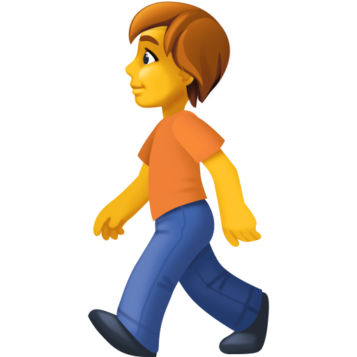 Людина йде для Facebook 15.0