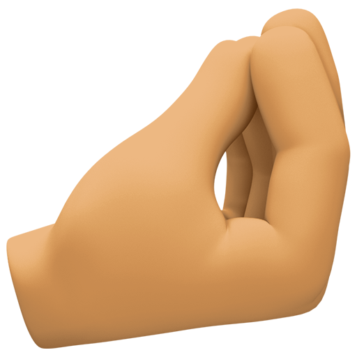 Щепоть: средний тон кожи для Facebook 15.0