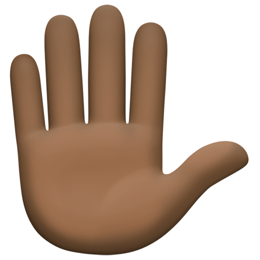 Поднятая левая ладонь: самый темный тон кожи для Facebook 15.0
