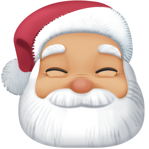Санта-Клаус: світлий тон шкіри для Facebook 15.0