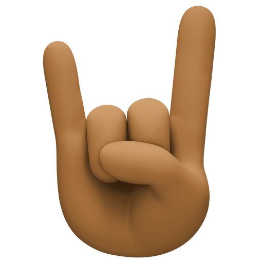 Рокерський жест: темний тон шкіри для Facebook 15.0