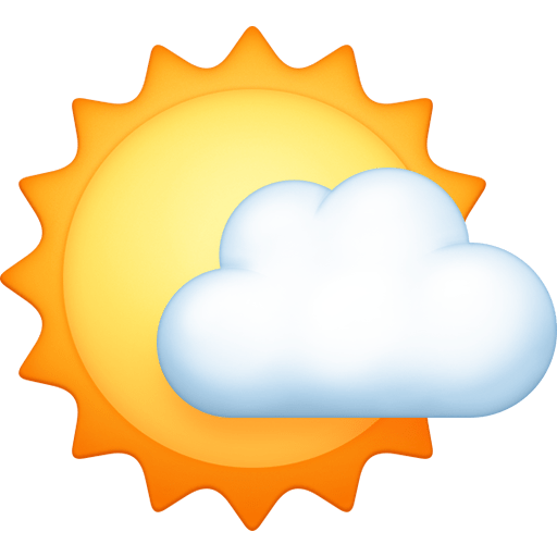 Сонце за хмаркою для Facebook 15.0