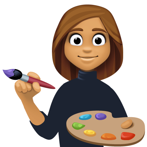 Художниця: середній тон шкіри для Facebook 15.0