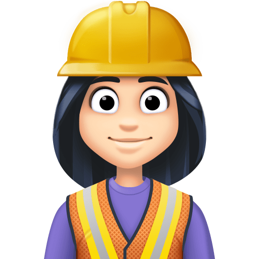 Жінка-будівельник: дуже світлий тон шкіри для Facebook 15.0