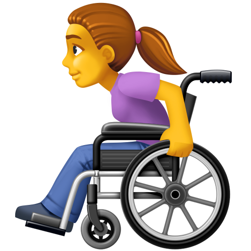 Женщина в ручном кресле-коляске для Facebook 15.0