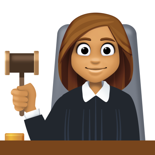 Жінка-суддя: середній тон шкіри для Facebook 15.0