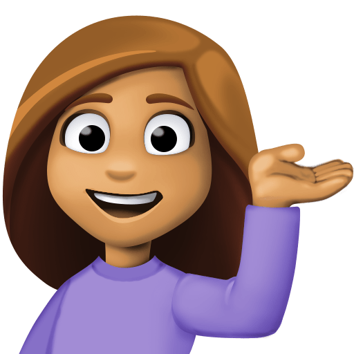 Жінка тягне руку: середній тон шкіри для Facebook 15.0