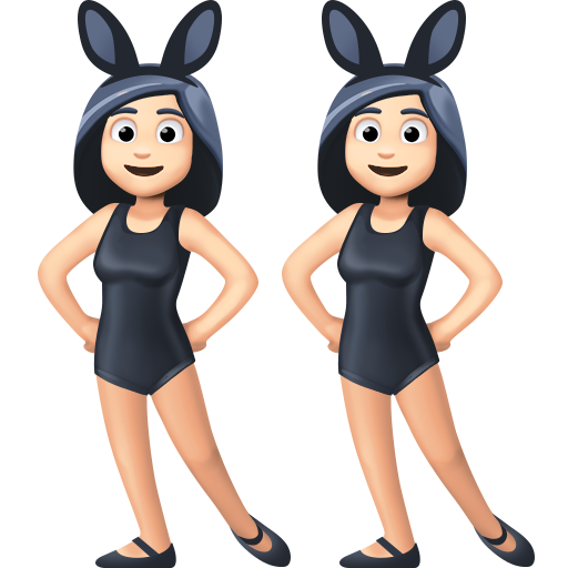 Женщины с кроличьими ушками на вечеринке, Тип-1-2 для Facebook 15.0