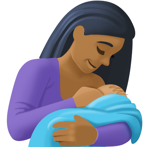 Кормление грудью: темный тон кожи для Facebook 16.0