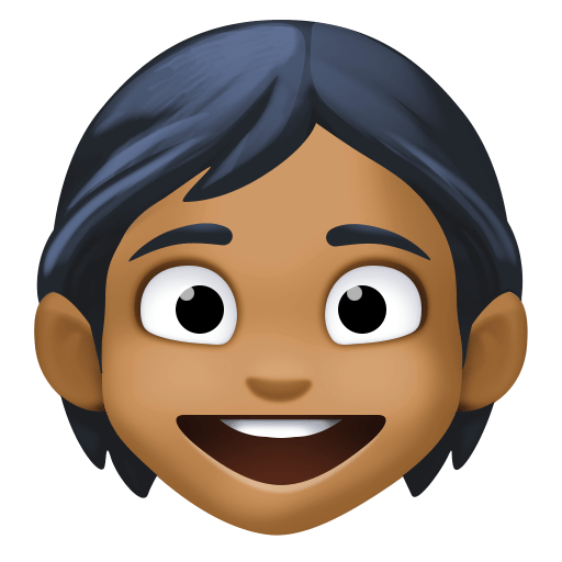 Criança: Pele Morena Escura para Facebook 16.0