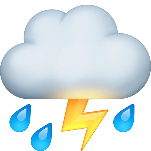 Wolk met bliksem en regen voor Facebook 16.0