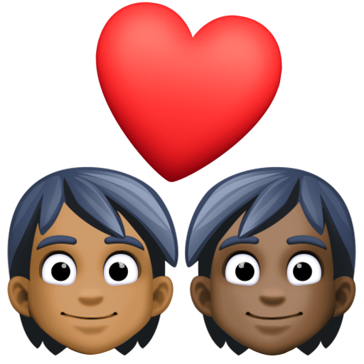 Casal Apaixonado: Pessoa, Pessoa, Pele Morena Escura, Pele Escura para Facebook 16.0